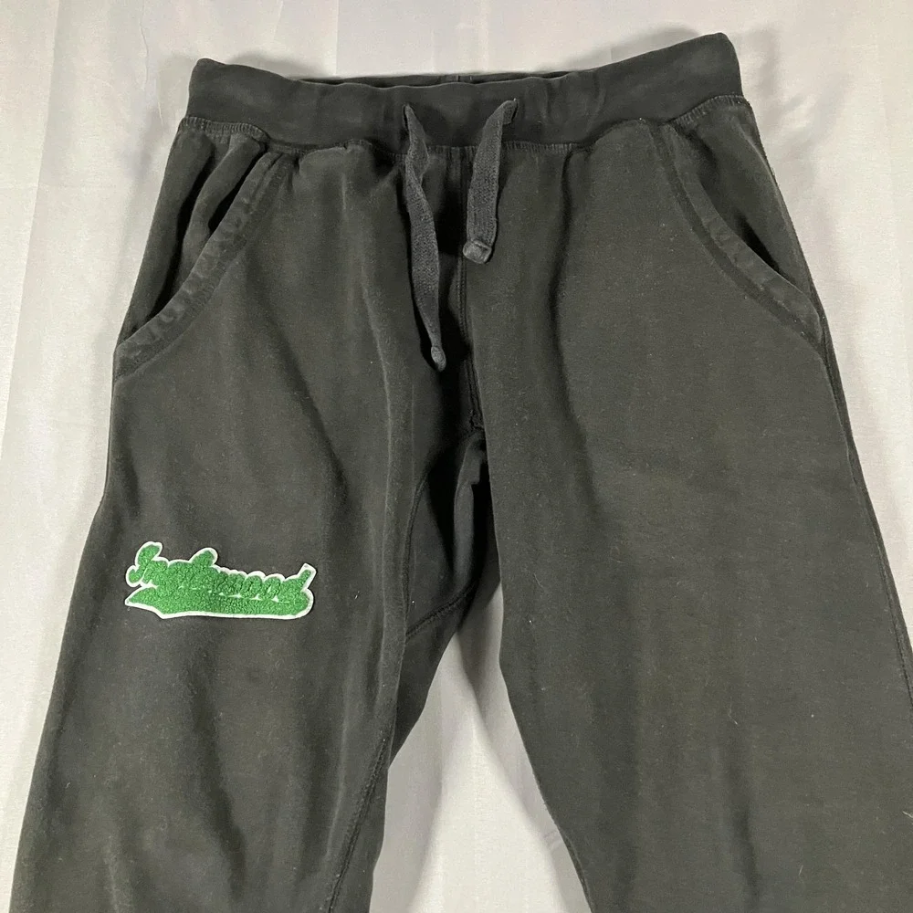 Inglewood Sweatpants Mens‎ Medium Black Fleece Joggers Cotton Heritage Logo